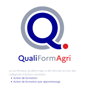 La certification Qualiformagri a été délivrée au titre des catégories d’actions suivantes (1)